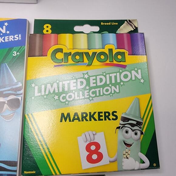 Crayola Limited Edition Crayons Markers Colored Pencils Coloring Book Bundle - Picture 6 of 10